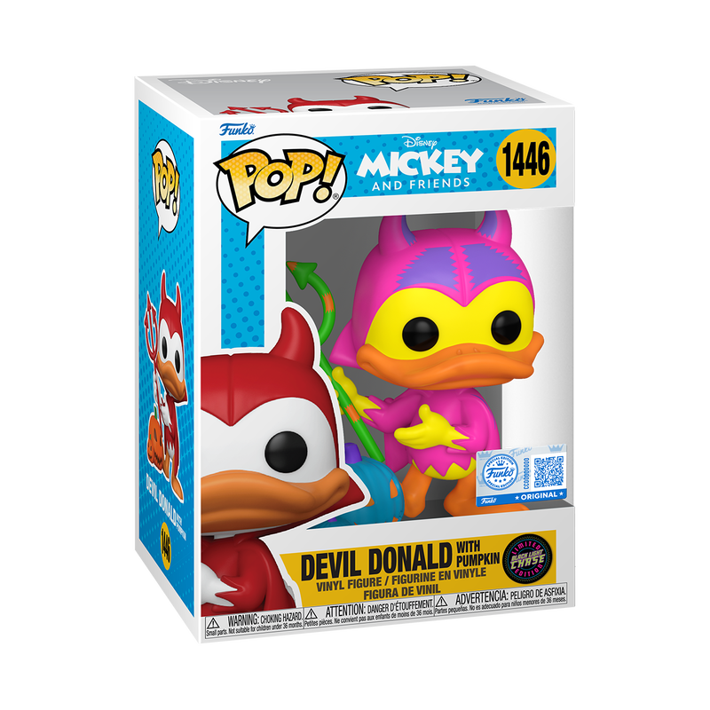 Funko Pop! Disney - Devil Donald with Pumpkin #1446 [Funko Special Edition]