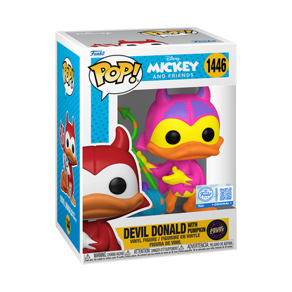 Funko Pop! Disney - Devil Donald with Pumpkin #1446 [Funko Special Edition]