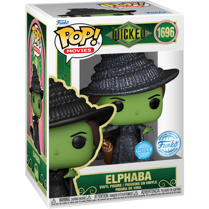 Funko Pop! Movies: Wicked - Elphaba (Glitter) #1696 [Special Edition]