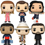 Funko Pop! Ted Lasso - Rebecca Welton / Dani Rojas / Keeley Jones / Nate Shelley / Roy Kent (Black Suit) / Ted with Biscuits