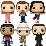 Funko Pop! Ted Lasso - Rebecca Welton / Dani Rojas / Keeley Jones / Nate Shelley / Roy Kent (Black Suit) / Ted with Biscuits