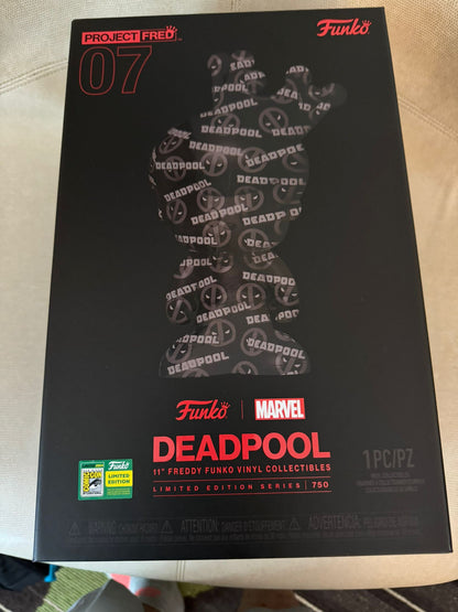 Project Fred: 07 - Deadpool 11" Freddy Funko Vinyl Collectibles (540 of 750pcs) [Limited Edition Series - 2024 San Diego Comic Con Exclusive]