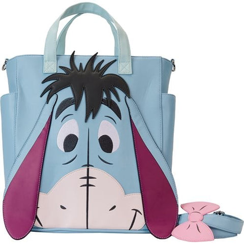 LOUNGEFLY DISNEY Winnie the Pooh Eeyore Convertible Tote Bag