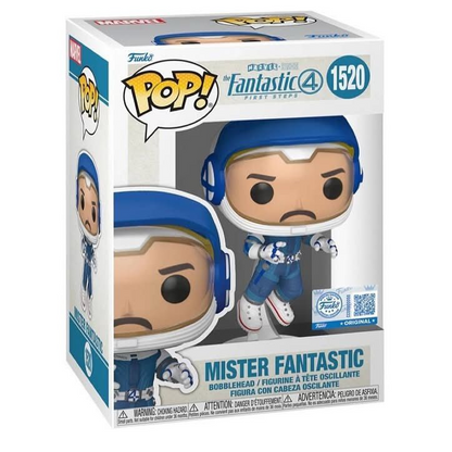 Funko Pop! Marvel: Fantastic Four (First Steps) - Mr. Fantastic / Human Torch / Invisible Woman /  The Thing [Funko Special Edition] *PREORDER*