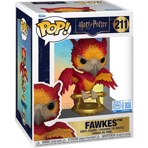 Funko Pop! Movies: Harry Potter - Premium! Fawkes (On Perch) #211 [Funko Special Edition]