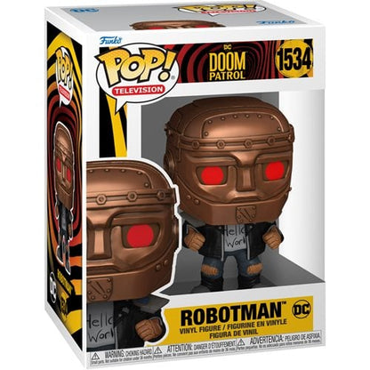 Funko Pop! DC: Doom Patrol - Robotman / Negative Man / Mr. Nobody [GITD]