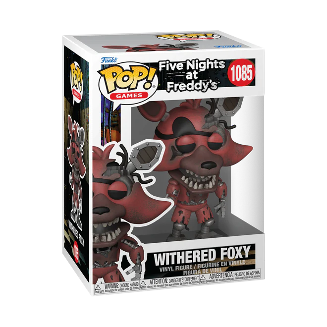 Funko Pop! Games: Five Nights At Freddy's (FNAF) - Withered Bonnie / Withered Chica / Withered Foxy / Withered Freddy