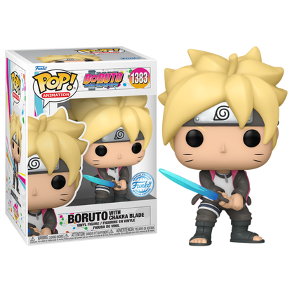 **CHASE & COMMON BUNDLE** FUNKO POP! ANIMATION: BORUTO with CHAKRA BLADE #1383 **AAA EXCLUSIVE**