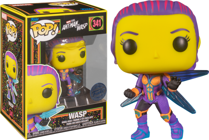 FUNKO POP! MARVEL BLACKLIGHT ANTMAN and WASP [SPECIAL EDITION] #341