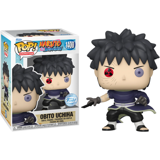 SPECIAL EDITION EXCLUSIVE Funko Pop! Naruto Shippuden Unmasked Obito Uchiha #1400