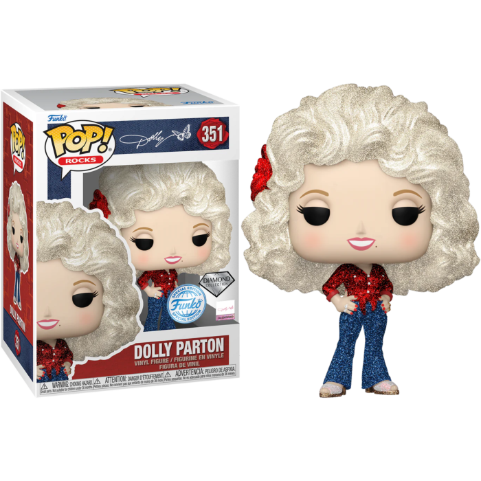 Funko Pop! Rocks - Dolly Parton ('77 Tour - Diamond) #351 [Special Edition]