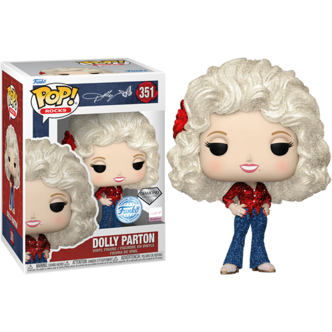 Funko Pop! Rocks - Dolly Parton ('77 Tour - Diamond) #351 [Special Edition]