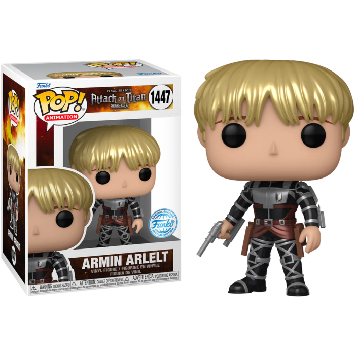 Funko Pop! Animation: ARMIN ARLELT #1447 *METALLIC* [US EXCLUSIVE] *PREORDER*