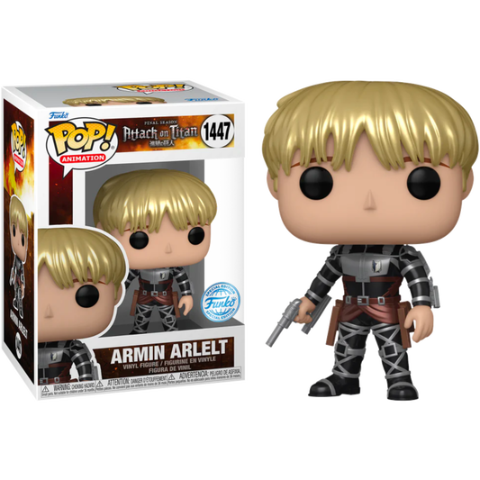 Funko Pop! Animation: ARMIN ARLELT #1447 *METALLIC* [US EXCLUSIVE] *PREORDER*