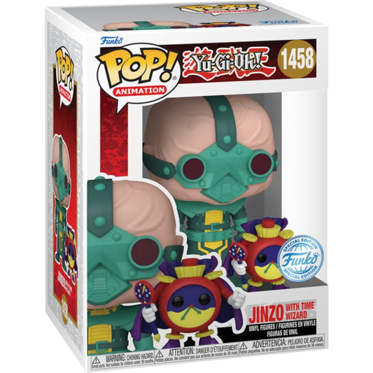 Funko Pop! ANIMATION: YU-GI-OH JINZO with TIME WIZARD #1458 [SPECIAL EDITION EXCLUSIVE]