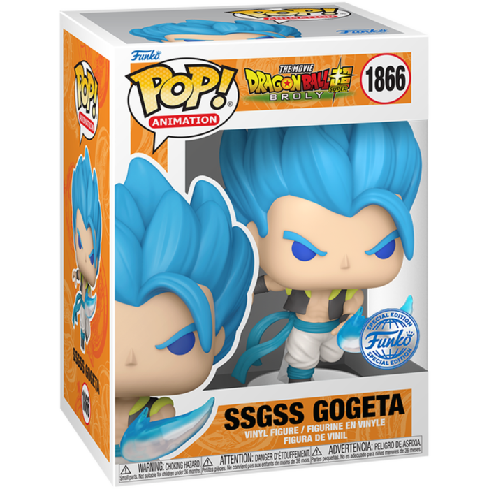 Funko Pop! Anime: Dragon Ball Super - SSGSS Gogeta #1866 [Special Editon]