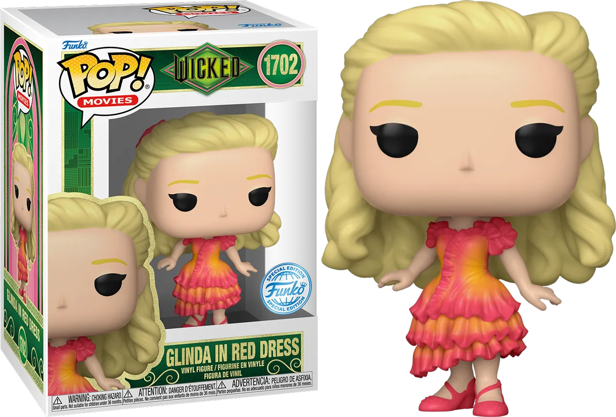 Funko Pop! Movies: Wicked - Glinda In Red Dress #1702 [Target Exclusive]