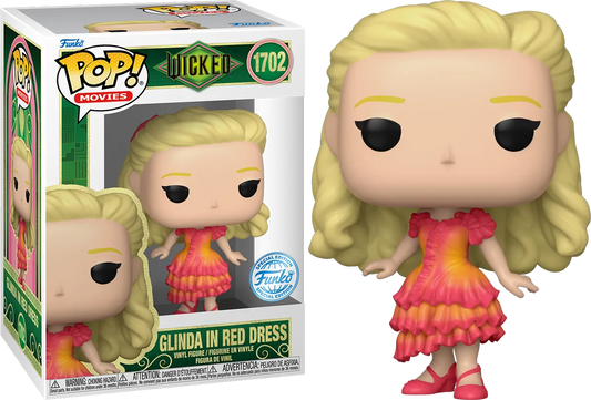 Funko Pop! Movies: Wicked - Glinda In Red Dress #1702 [Target Exclusive]