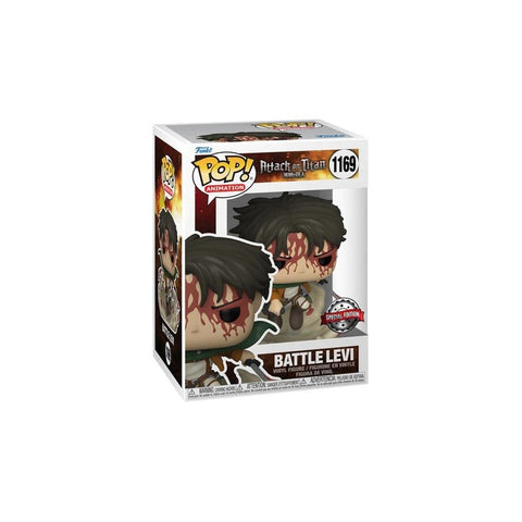 FUNKO POP! ANIMATION: ATTACK ON TITAN [A.O.T.] - BATTLE LEVI #1169 [SPECIAL ED.]