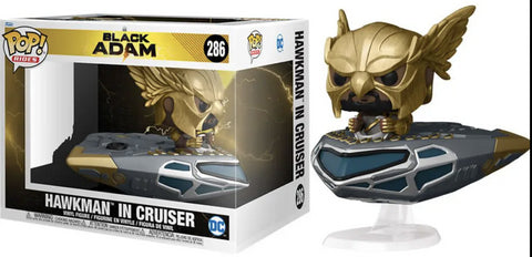 FUNKO POP! MOVIES [DC]: BLACK ADAM - HAWKMAN IN CRUISER #286
