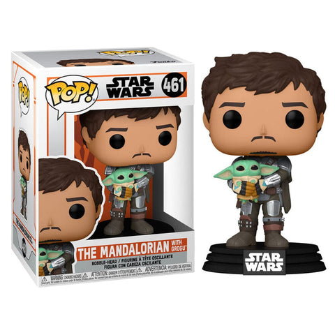 FUNKO POP! THE MANDALORIAN WITH GROGU #461