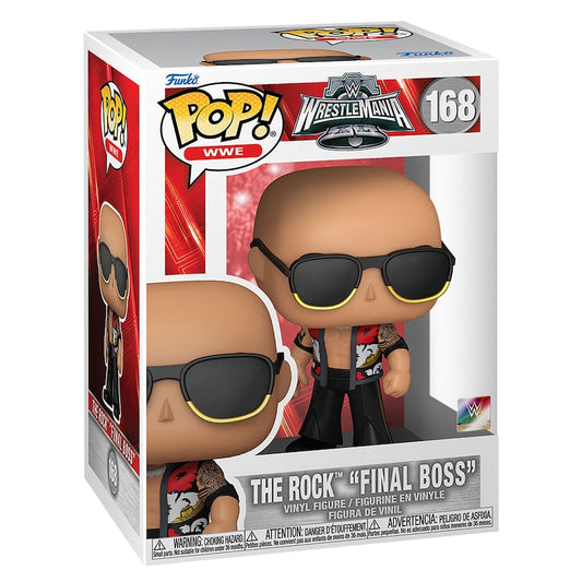 FUNKO POP! WWE - The Rock "Final Boss" #168 - [FANATICS EXCLUSIVE] *PREORDER*