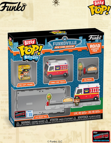 Funko Pop! Funko: Bitty Pop! - Bitty City Funkoville New York Edition Road Starter Pack [2025 New York Comic Con NYCC Official Convention Exclusive] *PREORDER*