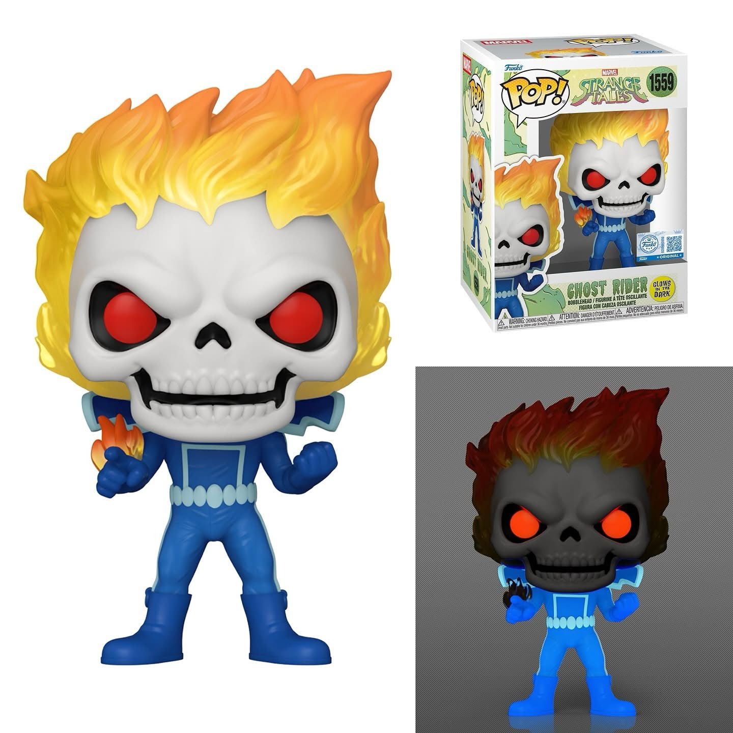 Funko Pop! Marvel: Strange Tales - Ghost Rider (GITD#1559 [Funko Special Edition]