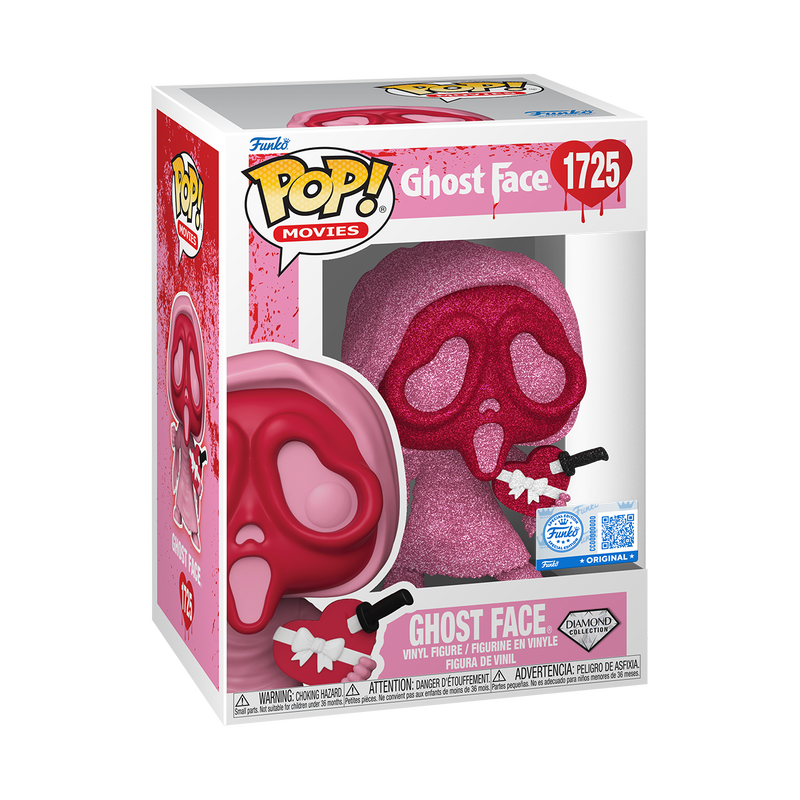 Funko Pop! Movies: Scream - Ghost Face (Valentine - Diamond) #1725 [Funko Special Edition] *PREORDER*