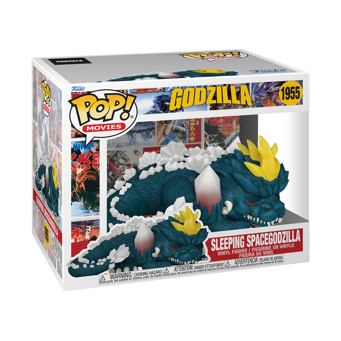 Funko Pop! Movies: Godzilla - Sleeping King Ghidorah / Sleeping Spacegodzilla / Sleeping Godzilla with Minilla