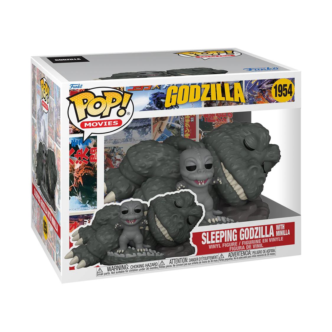 Funko Pop! Movies: Godzilla - Sleeping King Ghidorah / Sleeping Spacegodzilla / Sleeping Godzilla with Minilla