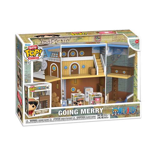 Funko Pop! Anime: One Piece - Going Merry Bitty Pop! Box Playset