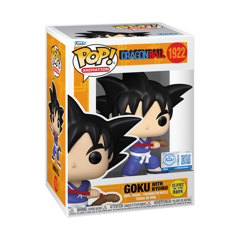 Funko Pop! Anime: Dragon Ball - Goku with Nyoibo #1922 [Funko Special Edition - Glow-In-The-Dark] *PREORDER*