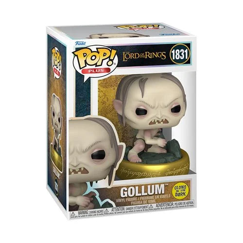 Funko Pop! Movies: Lord Of The Rings (LOTR) - Plus! Gollum #1831 [Glow-In-The-Dark (GITD)]
