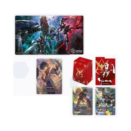 Gundam CG - Playmat & Card Set Mobile Suit Gundam 00 + Card Case Set 02 English [Bundle]