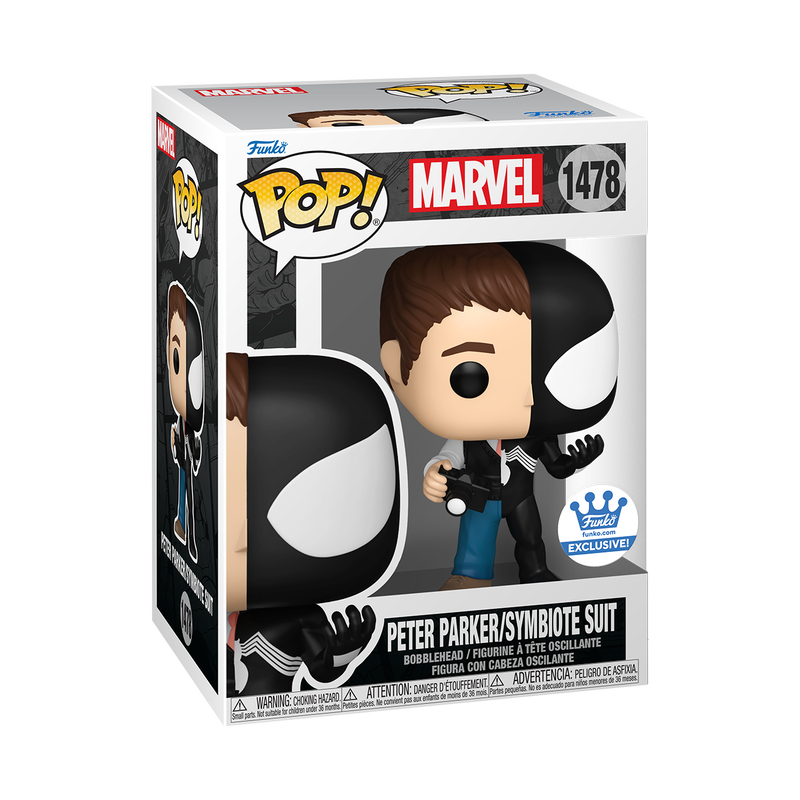 Funko Pop! Marvel: Spider-Man - Peter Parker / Symbiote Suit #1478 [Funko Shop Exclusive] *PREORDER*
