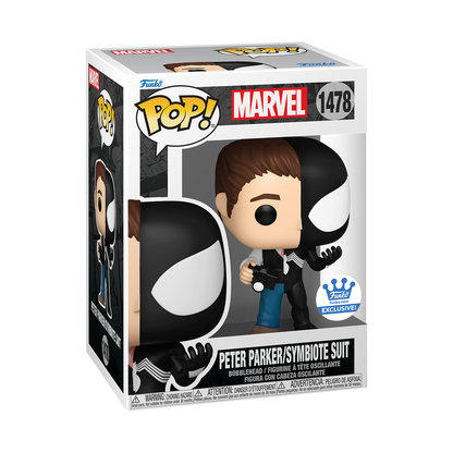 Funko Pop! Marvel: Spider-Man - Peter Parker / Symbiote Suit #1478 [Funko Shop Exclusive] *PREORDER*
