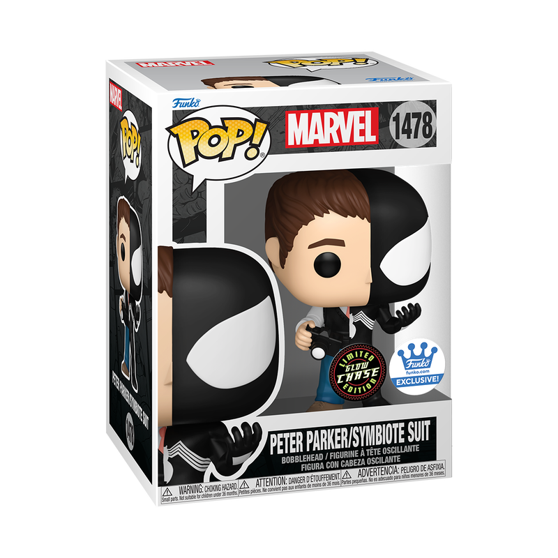 Funko Pop! Marvel: Spider-Man - Peter Parker / Symbiote Suit #1478 [Funko Shop Exclusive] *PREORDER*