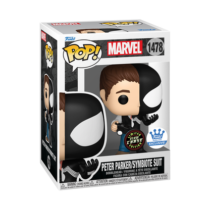 Funko Pop! Marvel: Spider-Man - Peter Parker / Symbiote Suit #1478 [Funko Shop Exclusive] *PREORDER*