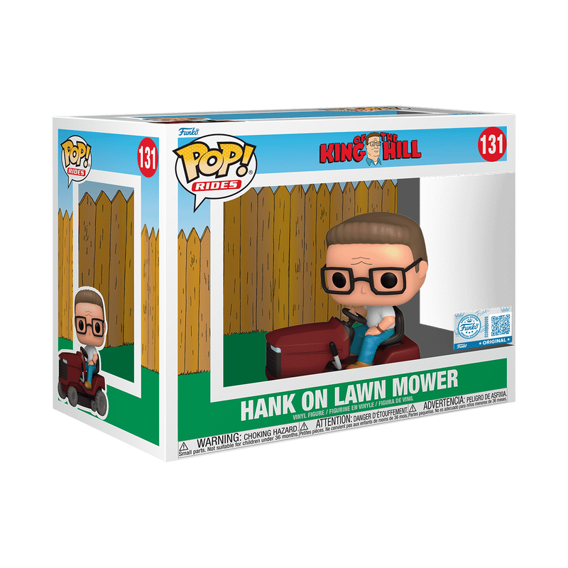 Funko Pop! Television: King Of The Hill - Rides! Hank On Lawn Mower #131 [Funko Special Edition] *PREORDER*