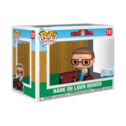 Funko Pop! Television: King Of The Hill - Rides! Hank On Lawn Mower #131 [Funko Special Edition] *PREORDER*