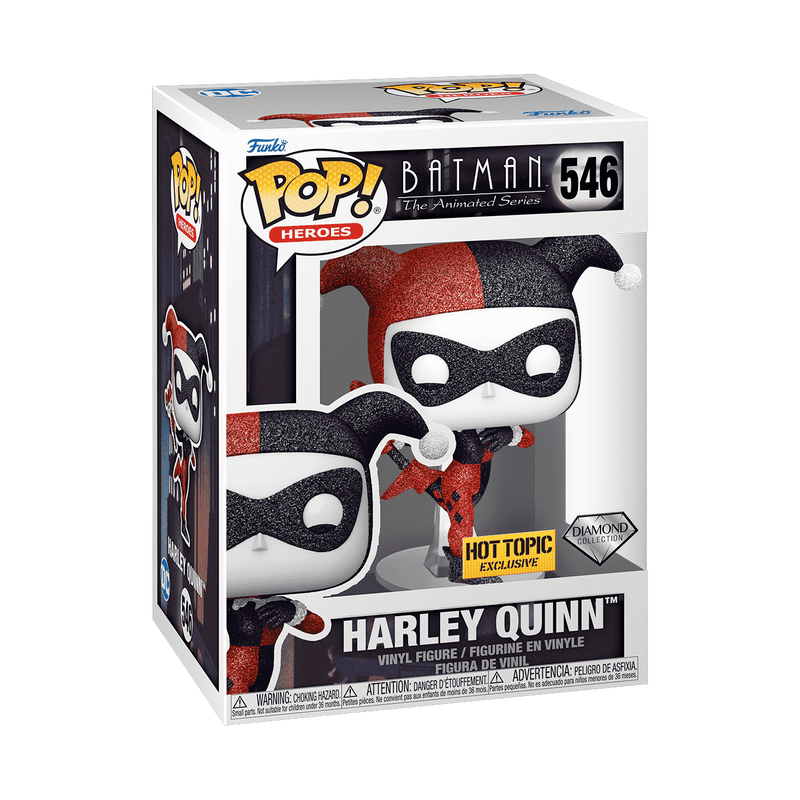 Funko Pop! DC: Batman - Harley Quinn (Diamond) #546 [Hot Topic Exclusive] *PREORDER*