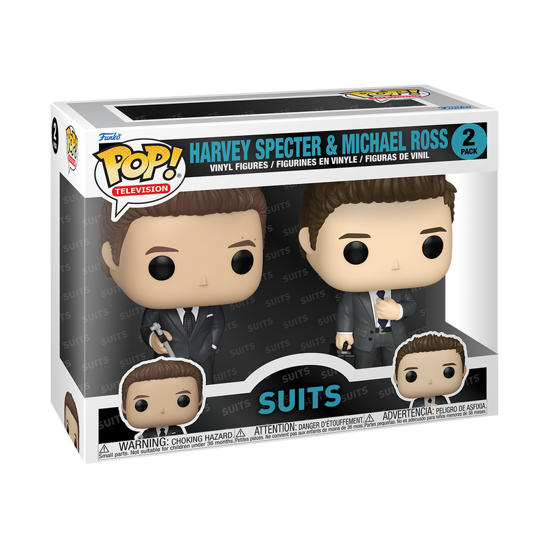 Funko Pop! Television: Suits - Harvey Specter & Michael Ross 2pk