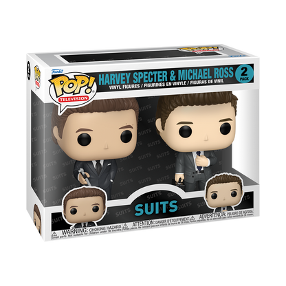 Funko Pop! Television: Suits - Harvey Specter & Michael Ross 2pk