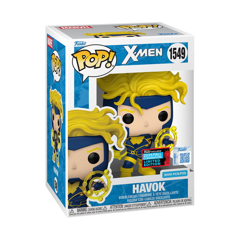 Funko Pop! X-Men - Havok #1549 [Shared Convention Sticker 2025 NYCC]