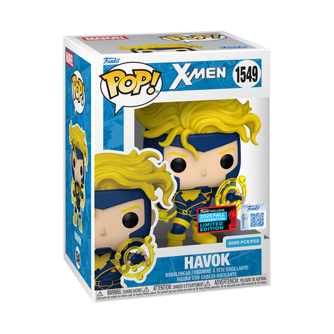 Funko Pop! X-Men - Havok #1549 [Shared Convention Sticker 2025 NYCC] *PREORDER*
