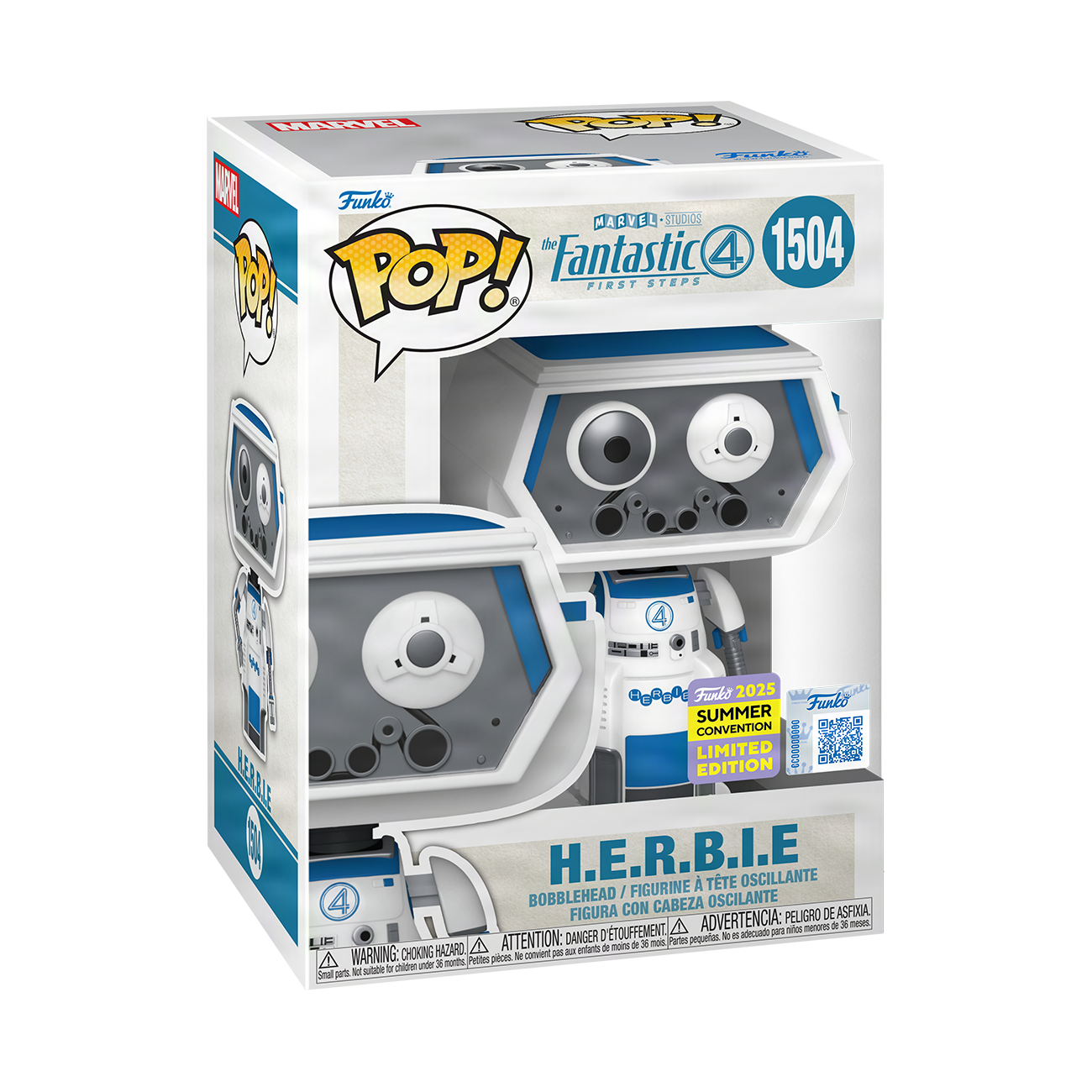 Funko Pop! The Fantastic Four: First Steps - H.E.R.B.I.E. #1504 [2025 SDCC Summer Convention Exclusive] *PREORDER*