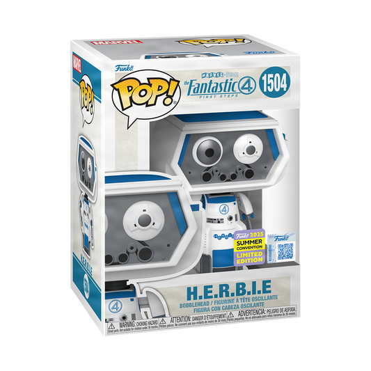 Funko Pop! The Fantastic Four: First Steps - H.E.R.B.I.E. #1504 [2025 SDCC Summer Convention Exclusive] *PREORDER*