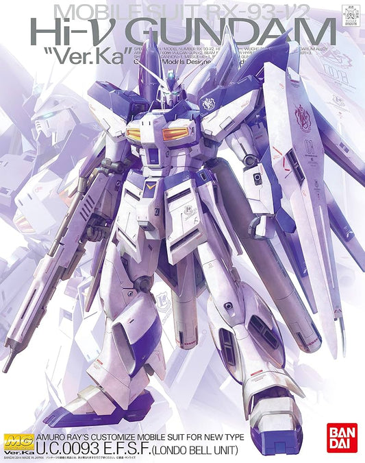 Bandai: Gunpla - RX-93-V2 Hi-V (Nu) Gundam Master Grade [MG] 1/100 Ver.Ka Model Kit *PREORDER*
