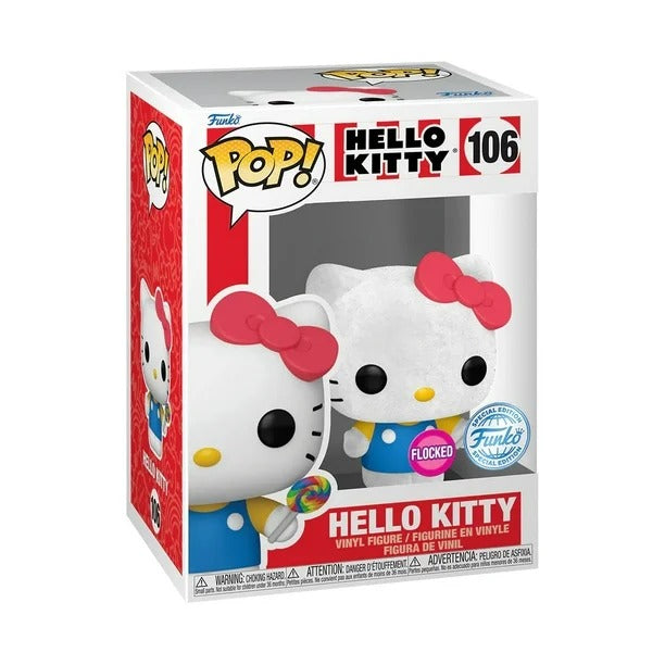 Funko Pop! Sanrio - Hello Kitty with Lollipop (Flocked) #106 [Special Edition] *PREORDER*